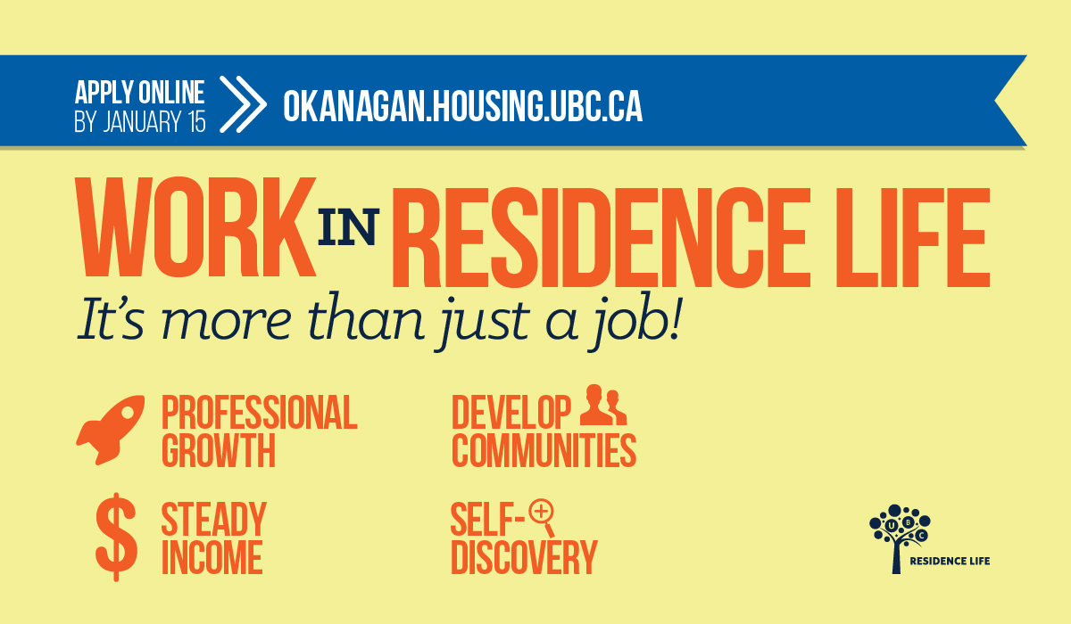 Work in Residence Life 2017